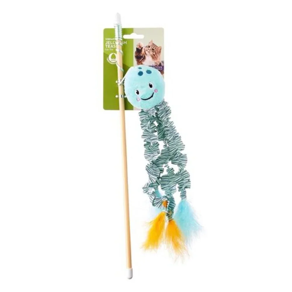 Cat Toy - Jellyfish Teaser with Catnip